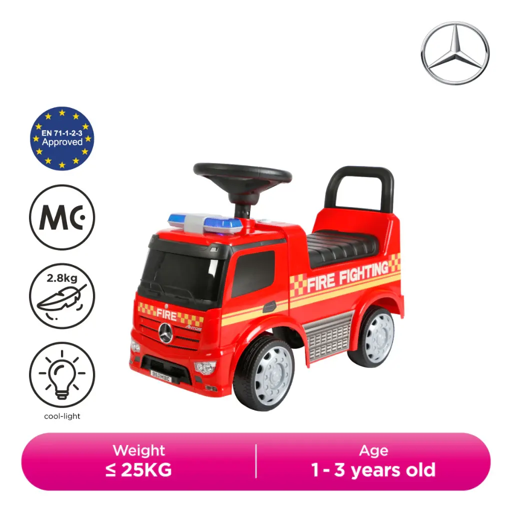 Sweet Cherry 657-F MB Antos Ride-On Car Baby Children Kid Push Car Ride On with Sound and Light For 1 - 3 Years Old