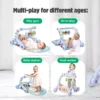 Sweet Cherry Baby Gym Play Mat & Baby Activity Center with Music and Light SC1166 Kiddie 3-In-1 Play Gym Walker