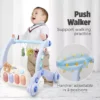 Sweet Cherry Baby Gym Play Mat & Baby Activity Center with Music and Light SC1166 Kiddie 3-In-1 Play Gym Walker