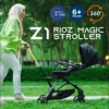 Sweet Cherry Z1 Rioz Magic Stroller with EN Standard, Two-way Facing by 360° Rotating Seat with Easy Hand